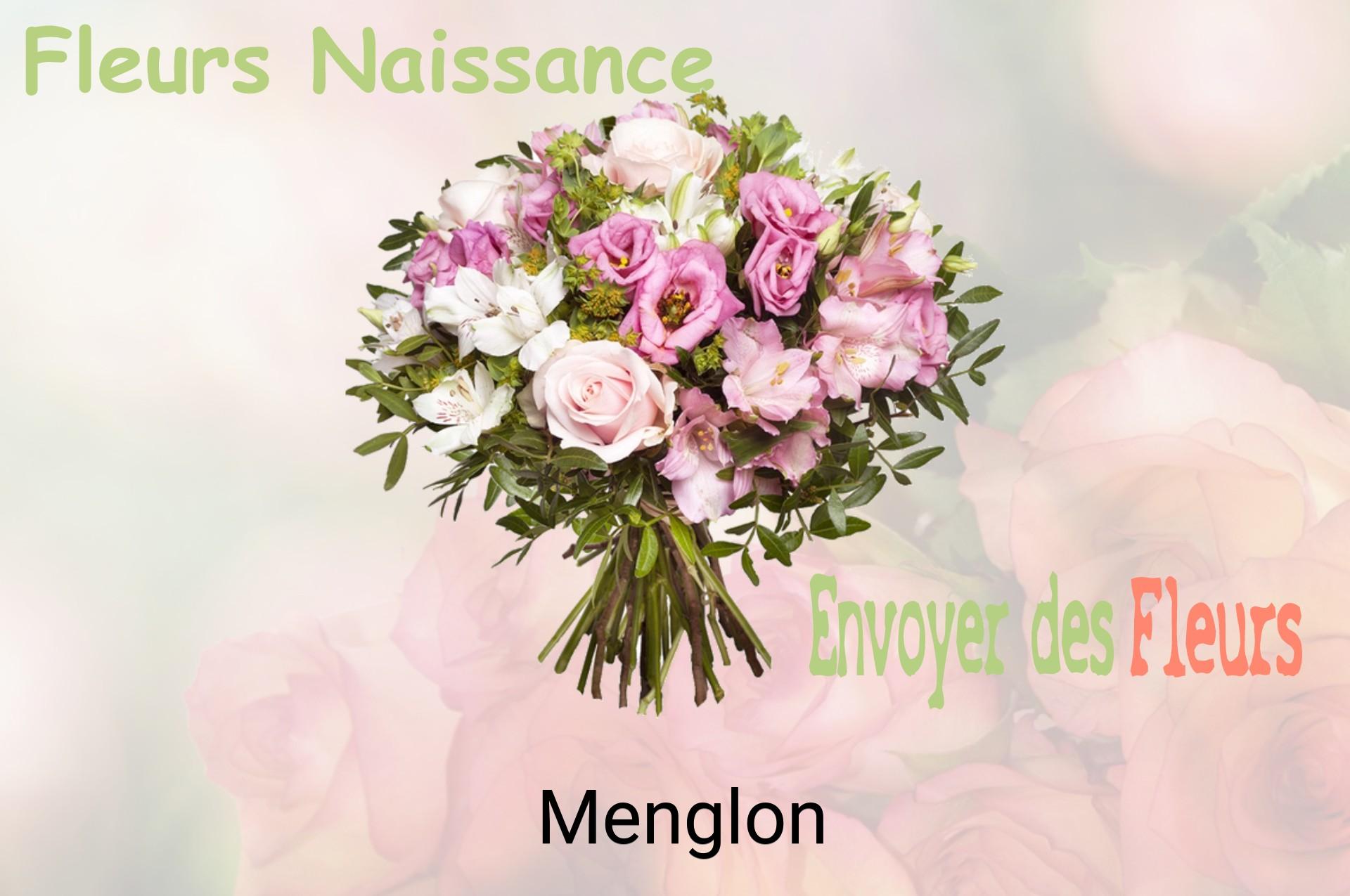 Bouquet de fleurs de naissance livré à Menglon